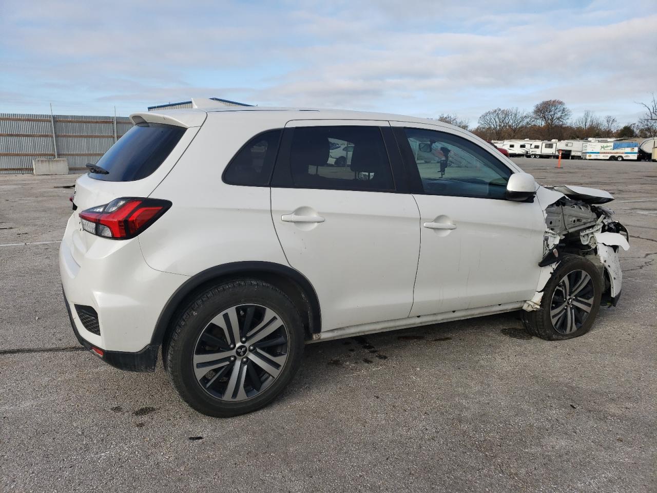 2020 Mitsubishi Outlander VIN JA4AP3AU7LU031143 Copart auction photo, front end damage thumbnail 3