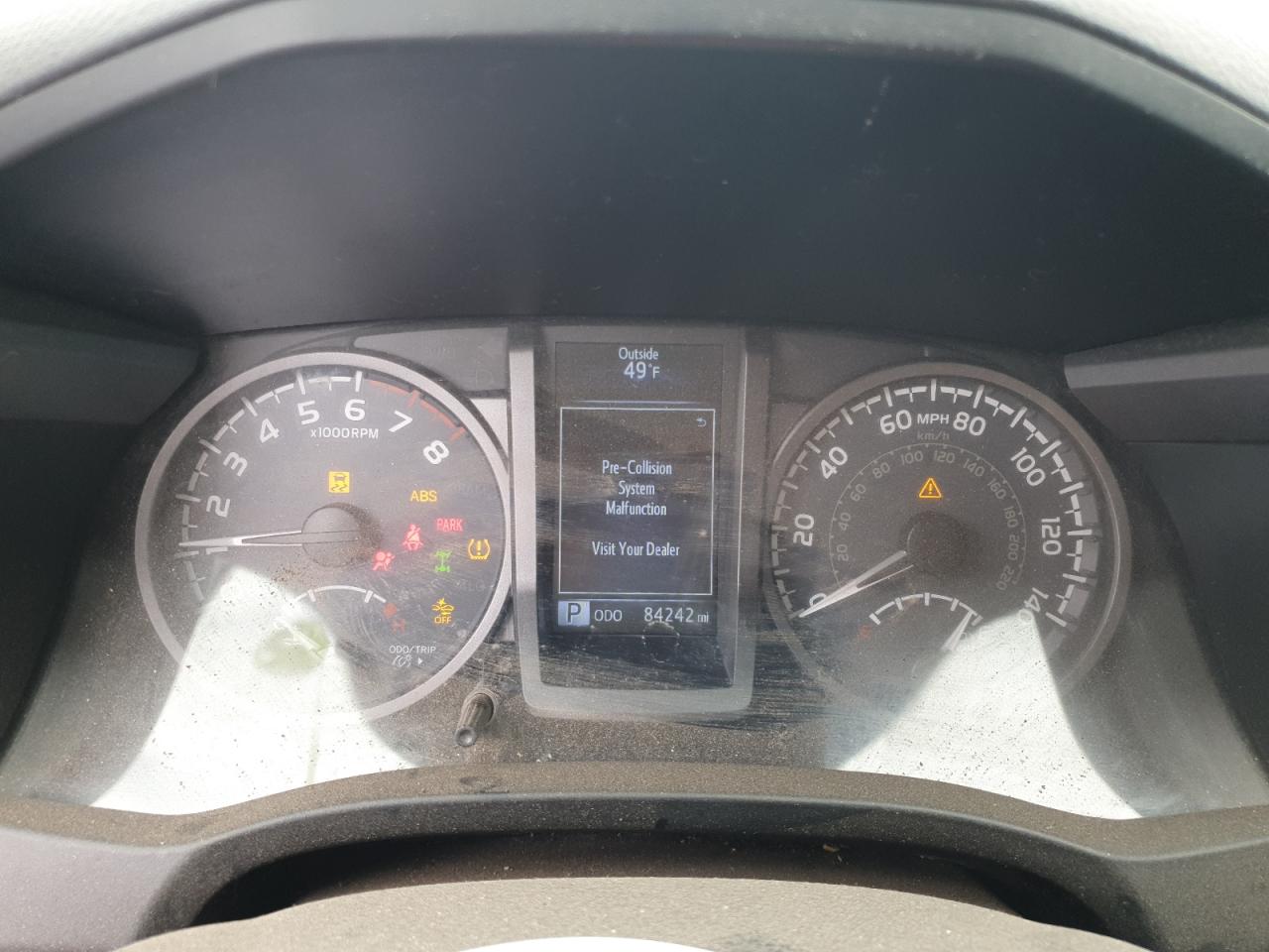 2019 Toyota Tacoma VIN 3TMDZ5BN1KM074637 Copart auction photo, front end / undercarriage damage thumbnail 9