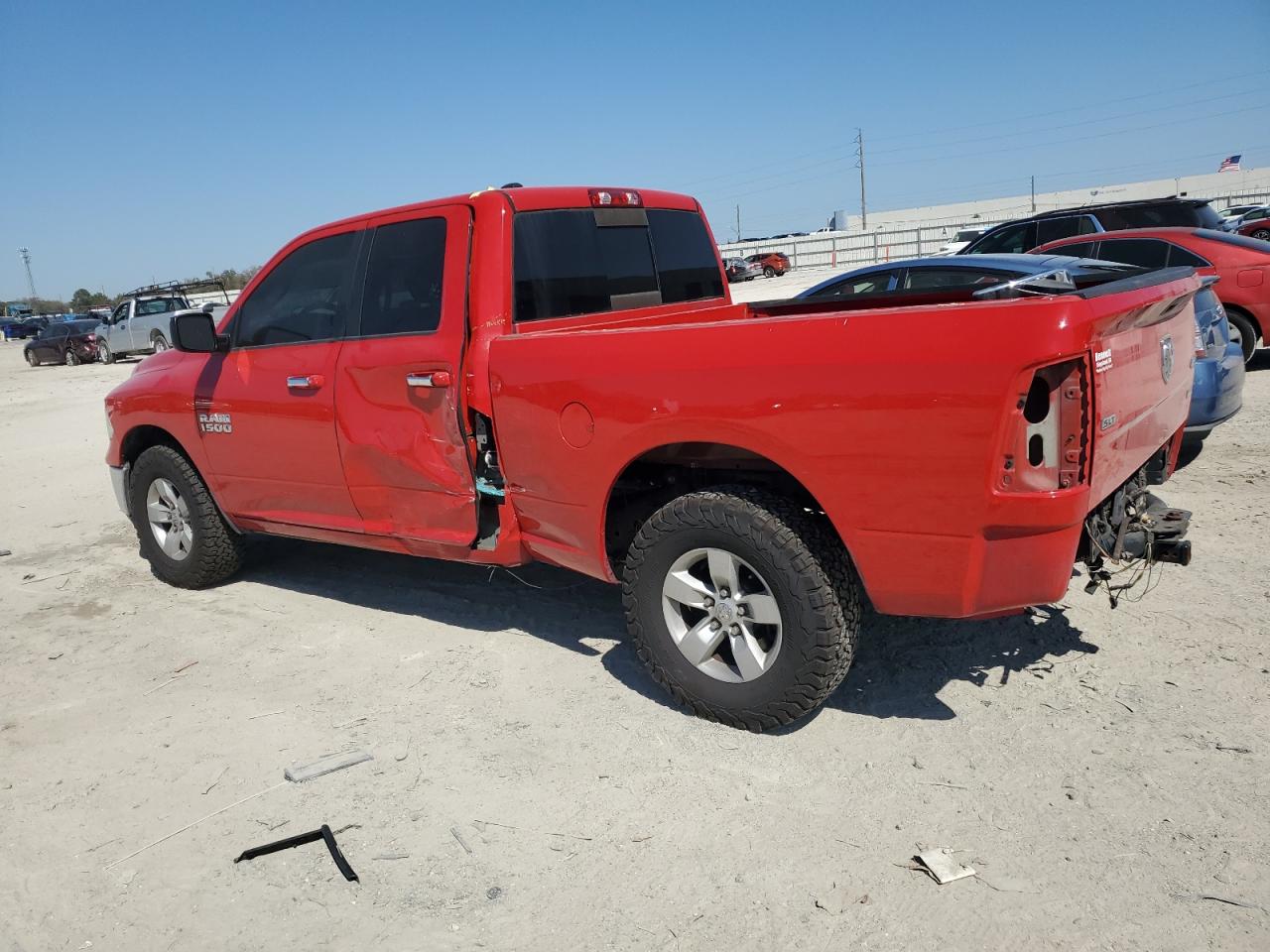 2017 RAM 1500 VIN 1C6RR7GG2HS724885 Copart auction photo, side / rear end damage thumbnail 2