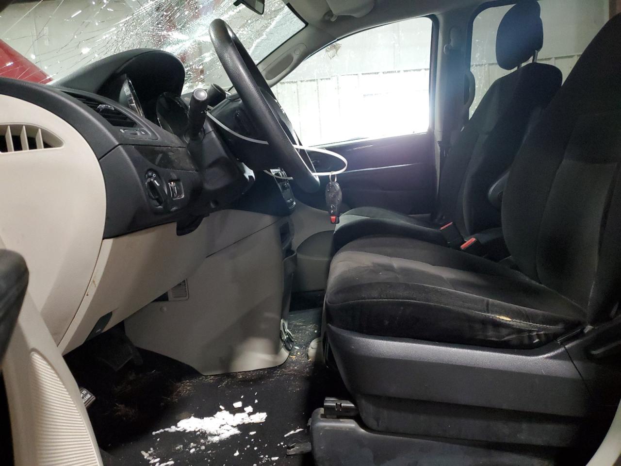 2013 Dodge Caravan VIN 2C4RDGBG7DR624145 Copart auction photo, front end damage thumbnail 7