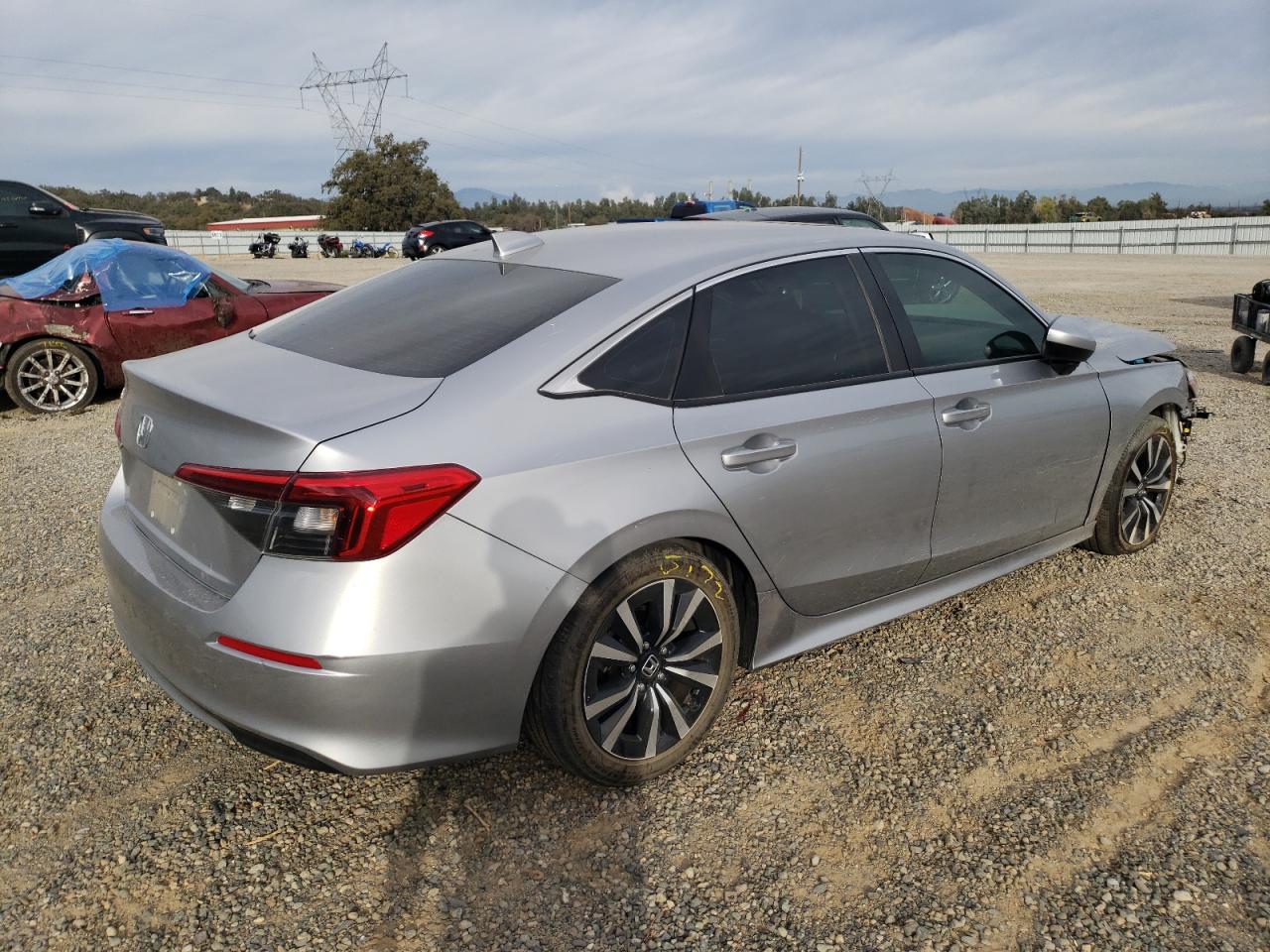 2022 Honda Civic VIN JHMFE1F75NX001664 Copart auction photo, front end damage thumbnail 3