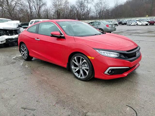 2020 Honda Civic VIN 2HGFC3B92LH352870 Copart auction photo, front end / side damage thumbnail 10
