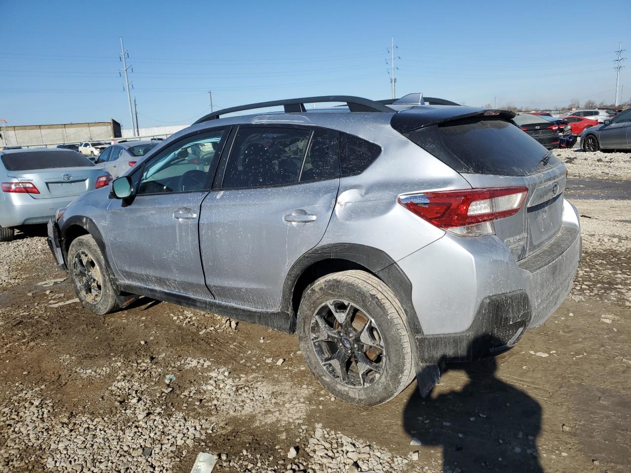 2019 Subaru XV VIN JF2GTAEC9KH342082 Copart auction photo, front end / side damage thumbnail 2
