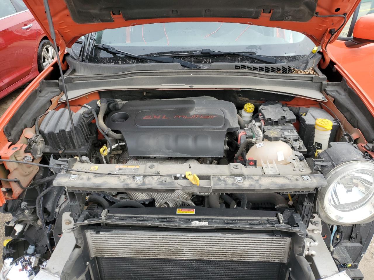 2015 Jeep Renegade VIN ZACCJABT8FPC39743 Copart auction photo, front end / rear end damage thumbnail 12