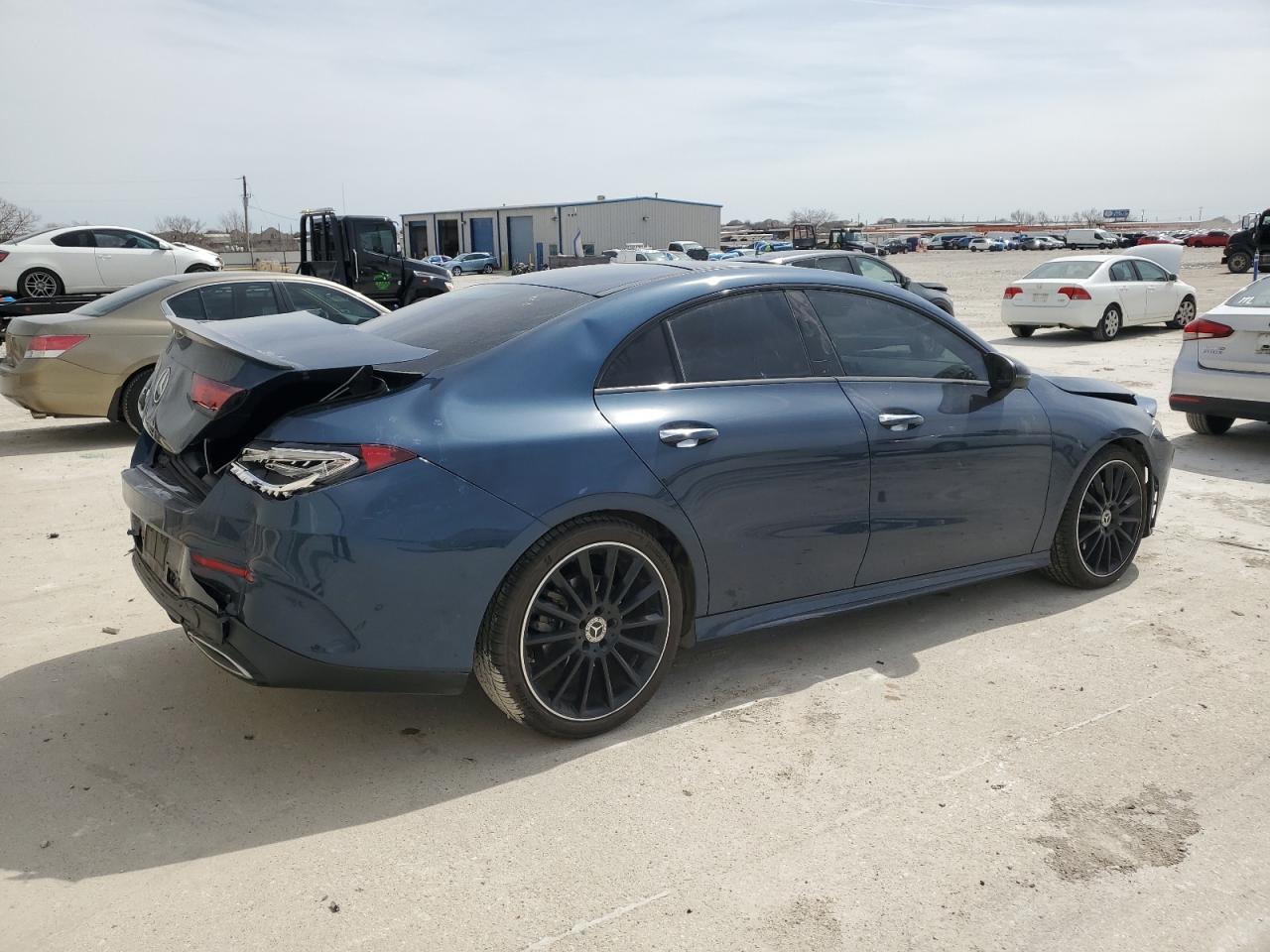 2021 Mercedes-Benz CLA-klasse VIN W1K5J4GB7MN162790 Copart auction photo, front end / rear end damage thumbnail 3