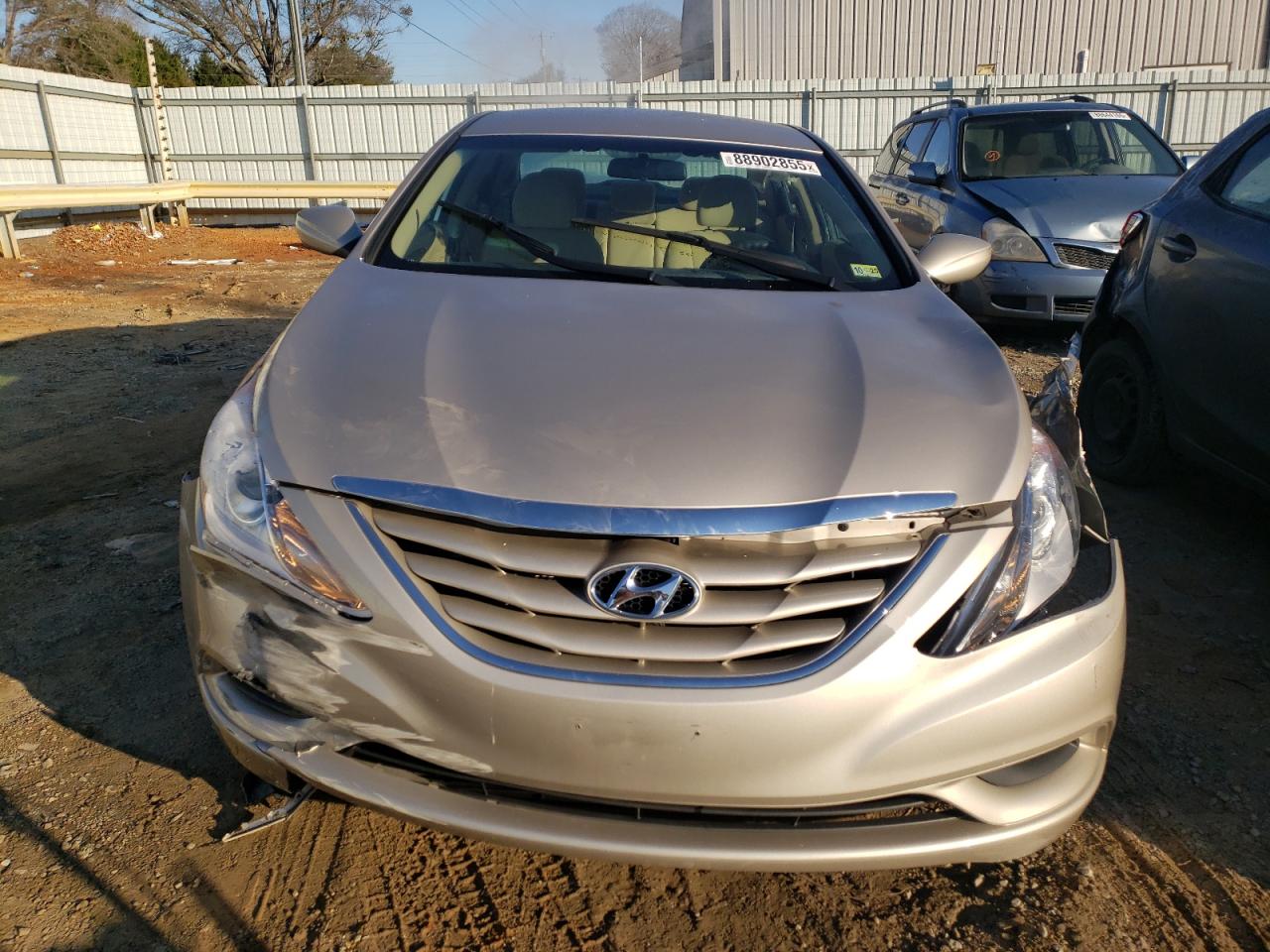 2011 Hyundai Sonata VIN 5NPEB4AC9BH042463 Copart auction photo, side / rear end damage thumbnail 5