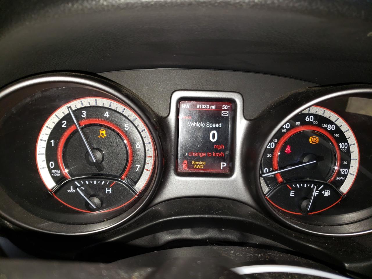 2016 Dodge Journey VIN 3C4PDDGG6GT196732 Copart auction photo, front end / all over damage thumbnail 9