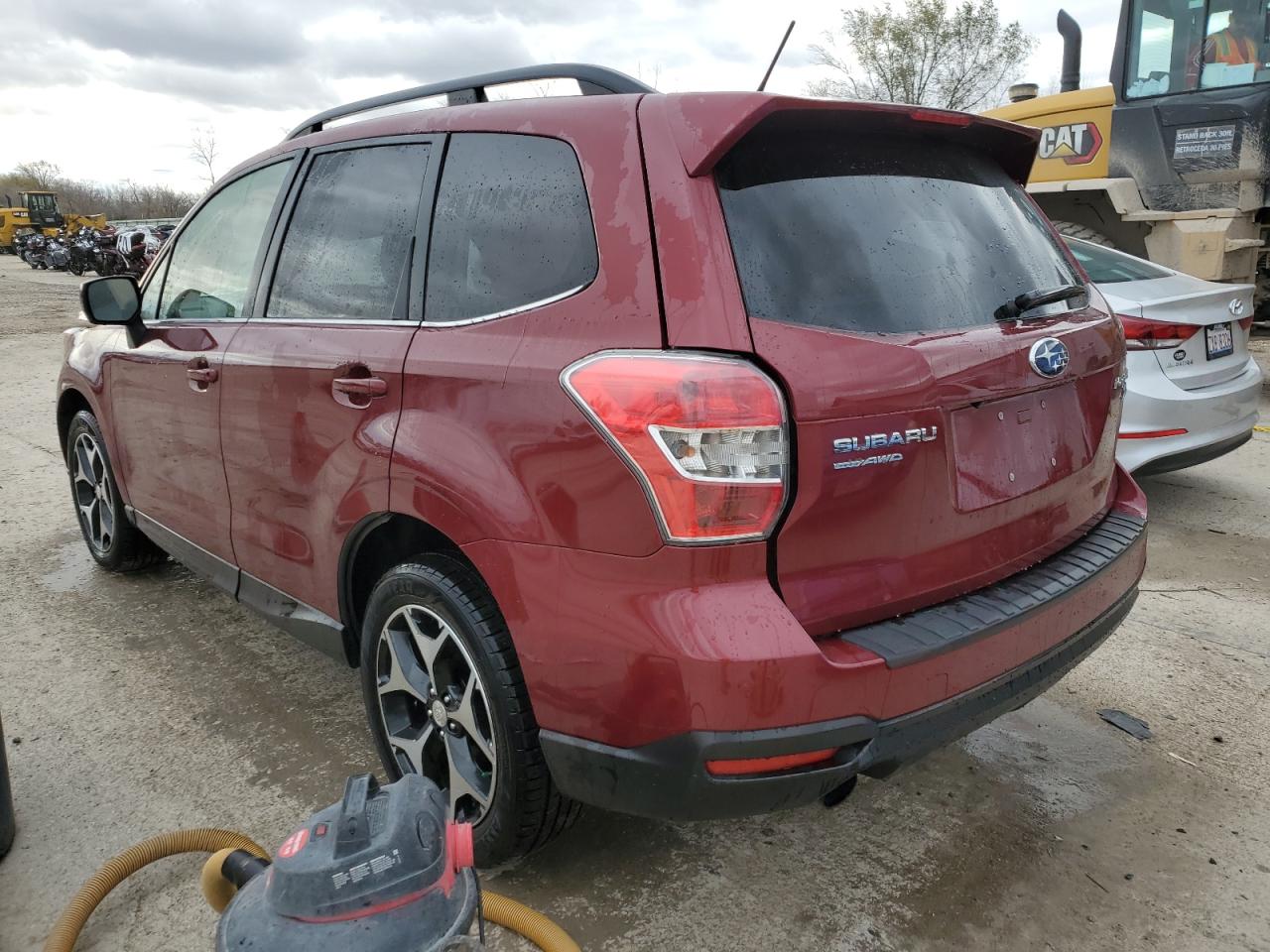 2014 Subaru Forester VIN JF2SJGDC8EH458902 Copart auction photo, front end damage thumbnail 3