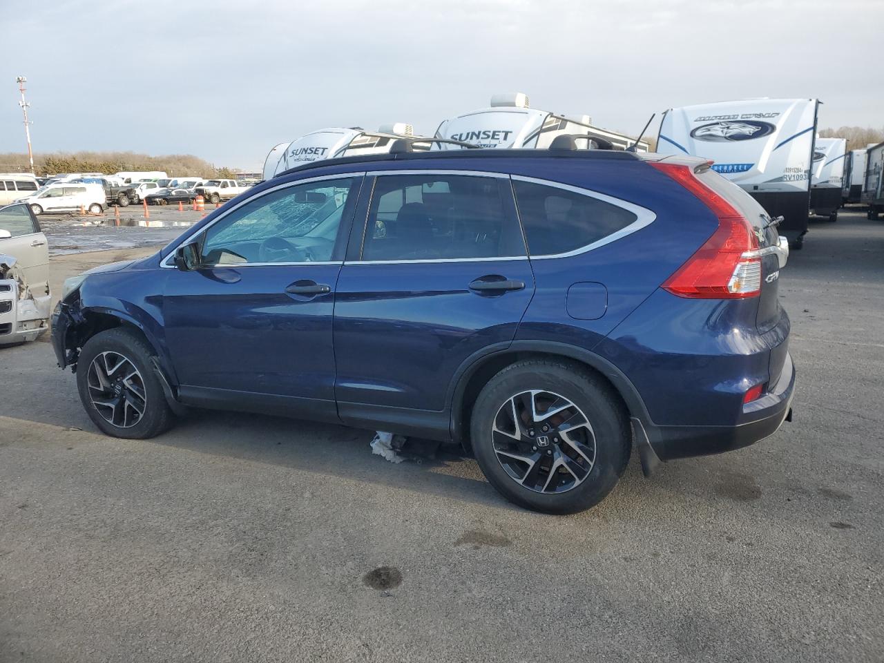 2016 Honda CR-V VIN 2HKRM4H45GH718599 Copart auction photo, front end damage thumbnail 2