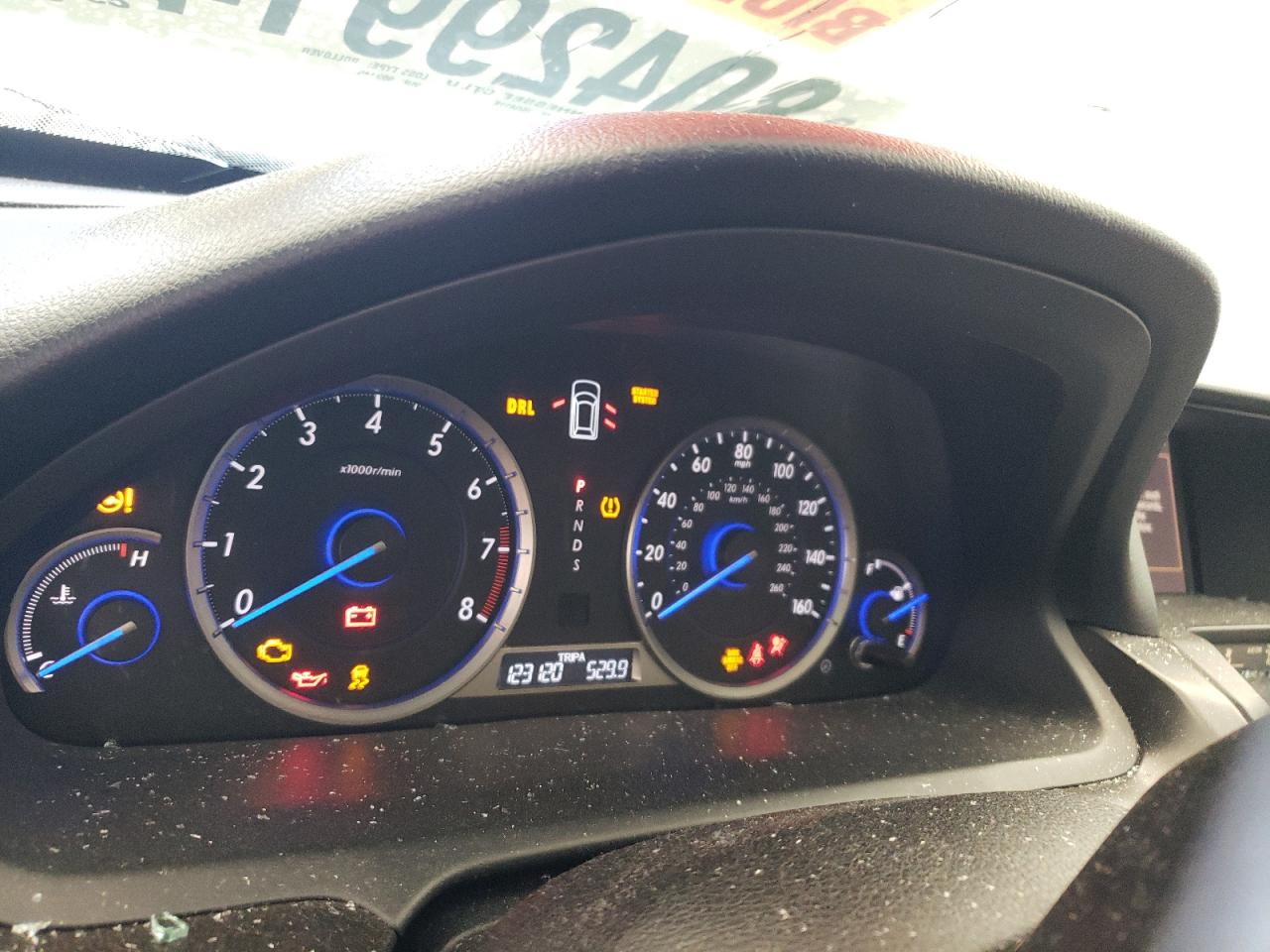 2013 Honda Crosstour VIN 5J6TF1H51DL002145 Copart auction photo, rollover damage thumbnail 9