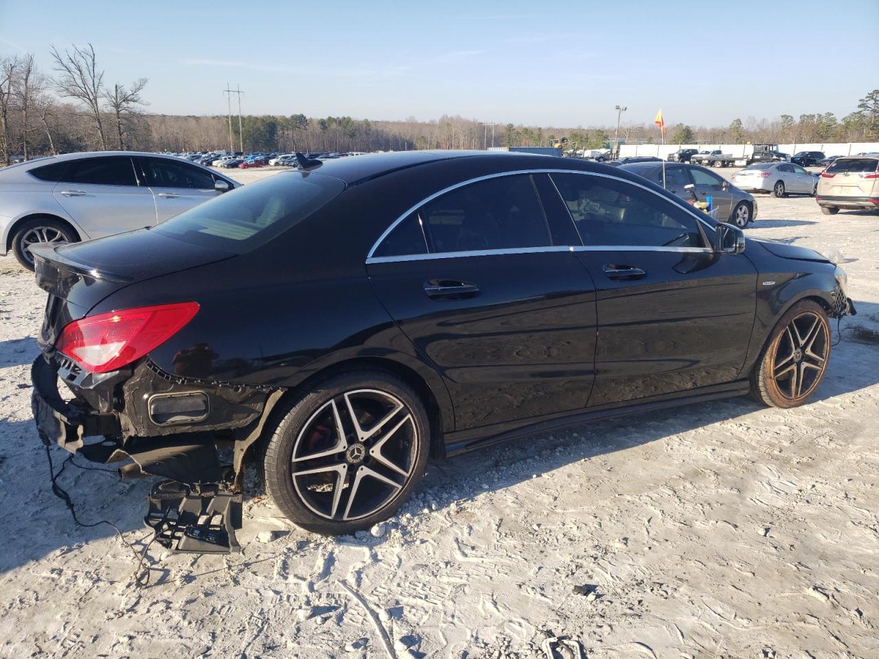 2018 Mercedes-Benz CLA-klasse VIN WDDSJ4EB0JN584014 Copart auction photo, all over damage thumbnail 3