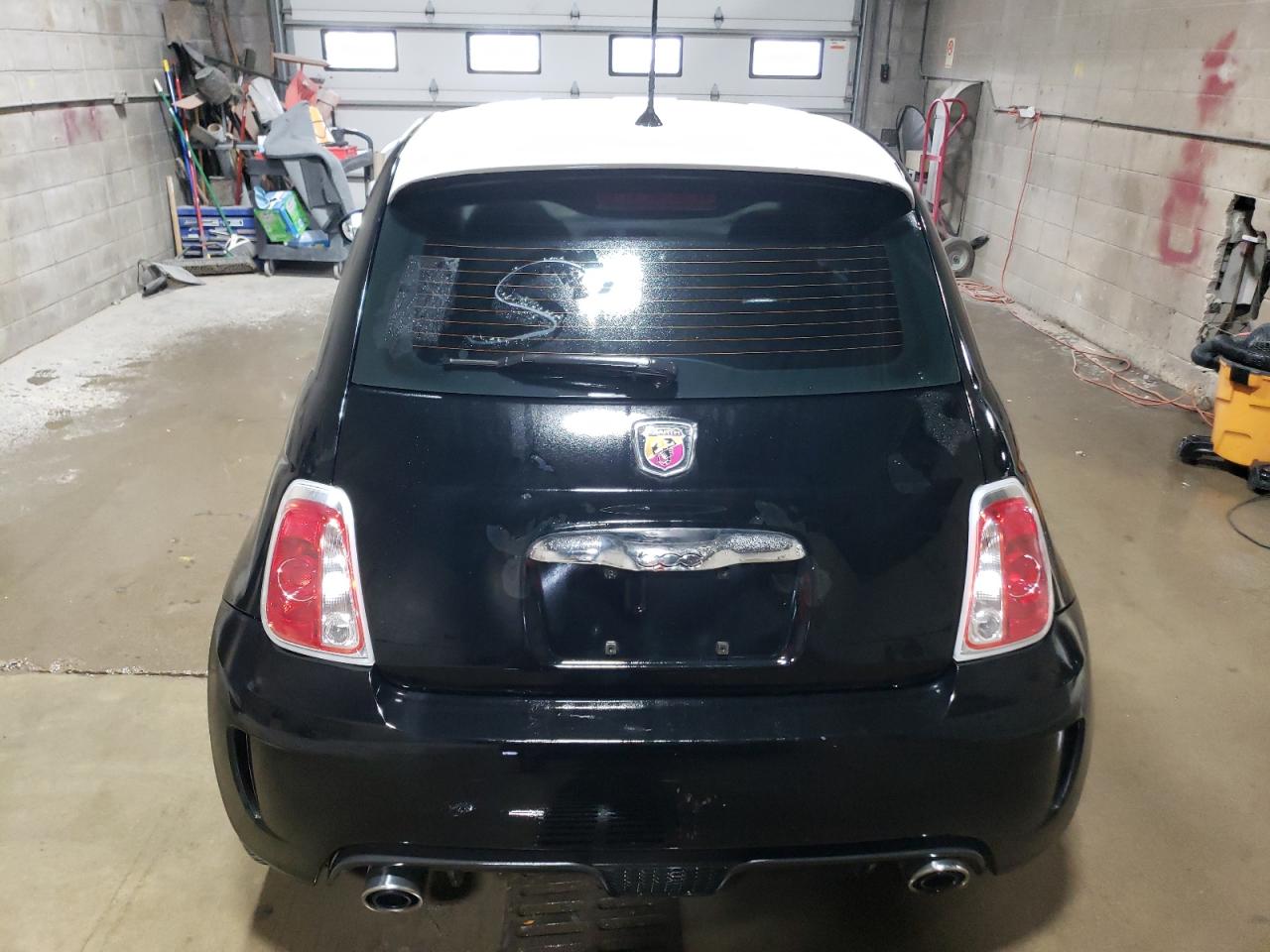 2015 Fiat 500 VIN 3C3CFFFH4FT569963 Copart auction photo, front end damage thumbnail 6