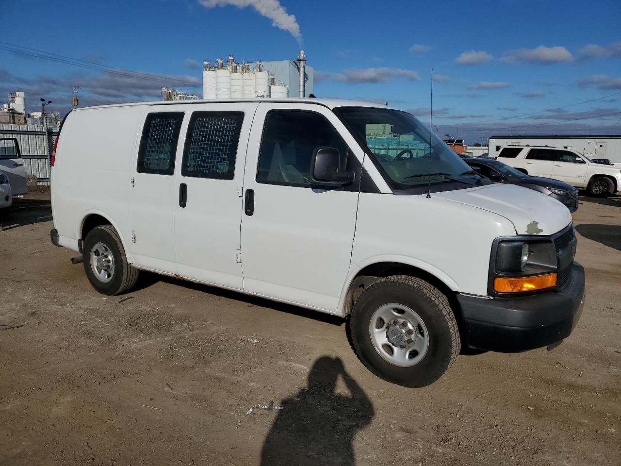 2012 Chevrolet Express VIN 1GCWGFCB3C1123067 Copart auction photo, front end damage thumbnail 4