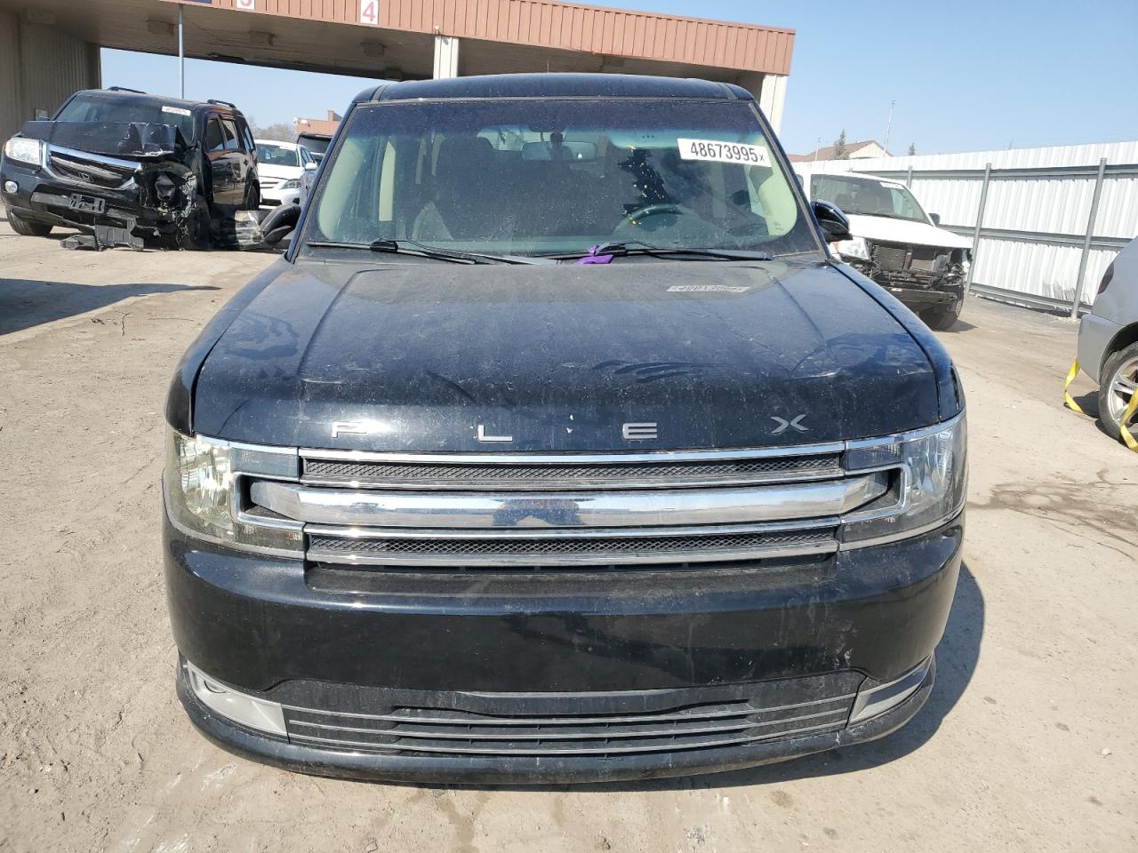 2017 Ford Flex VIN 2FMGK5C8XHBA04022 Copart auction photo, front end / side damage thumbnail 5