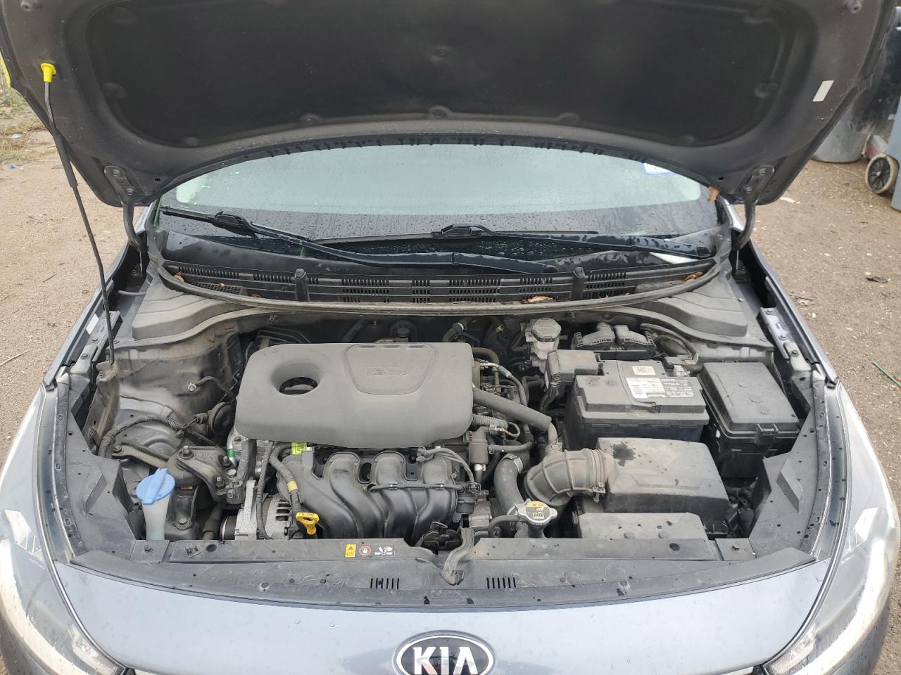 2019 KIA Rio VIN 3KPA24AB4KE180101 Copart auction photo, rear end / side damage thumbnail 11