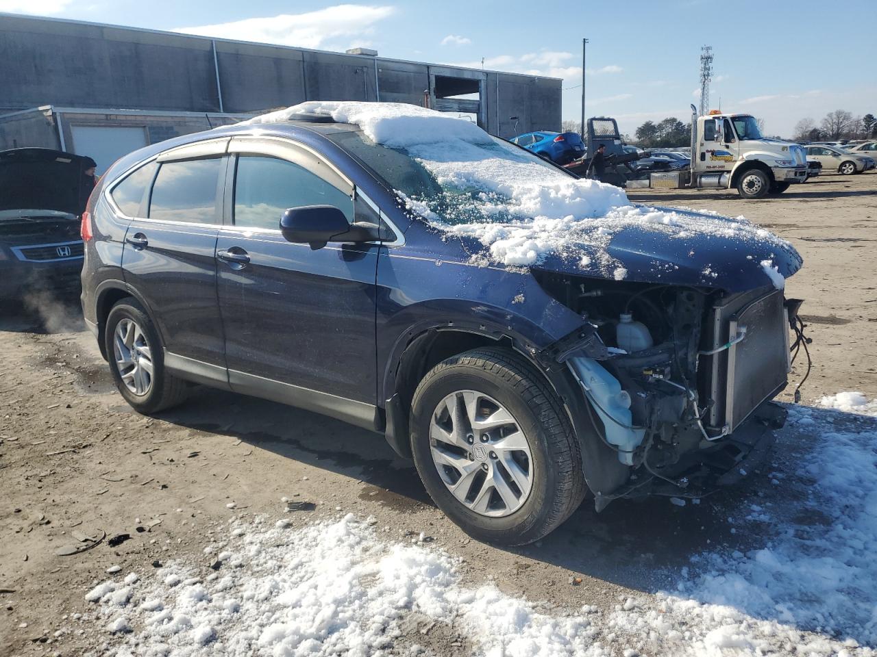 2015 Honda CR-V VIN 2HKRM4H54FH615617 Copart auction photo, front end / minor dent/scratches damage thumbnail 4