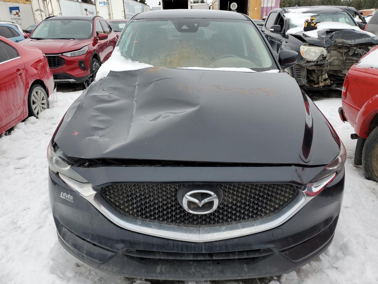 2019 Mazda CX-5 VIN JM3KFBBL4K0606504 Copart auction photo, front end damage thumbnail 5