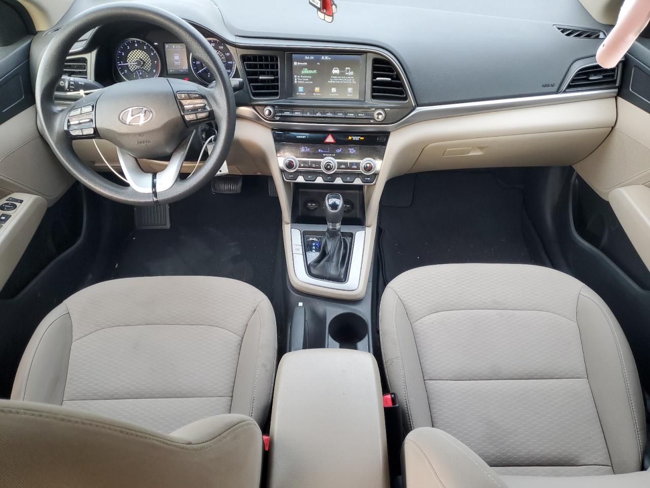 2020 Hyundai Elantra VIN 5NPD84LF1LH605170 Copart auction photo, side damage thumbnail 8