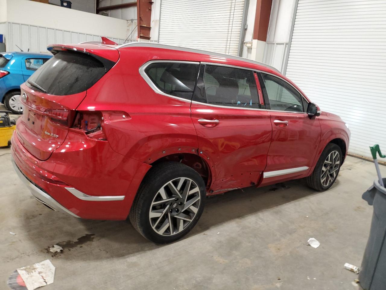 2022 Hyundai Santa Fe VIN 5NMS5DAL2NH465476 Copart auction photo, side / rear end damage thumbnail 3