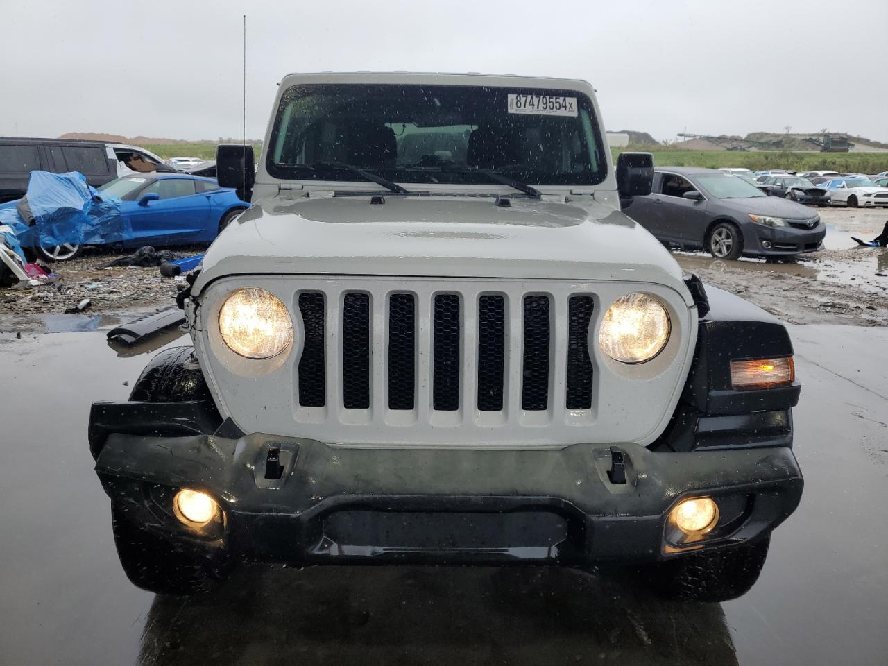 2019 Jeep Wrangler VIN 1C4HJXDG4KW569501 Copart auction photo, front end / minor dent/scratches damage thumbnail 5