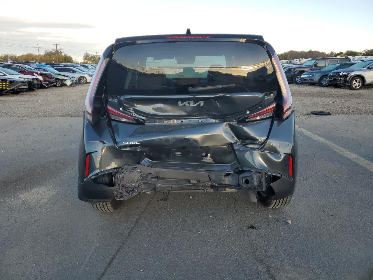 2023 KIA Soul VIN KNDJ23AU5P7206062 Copart auction photo, rear end / front end damage thumbnail 6