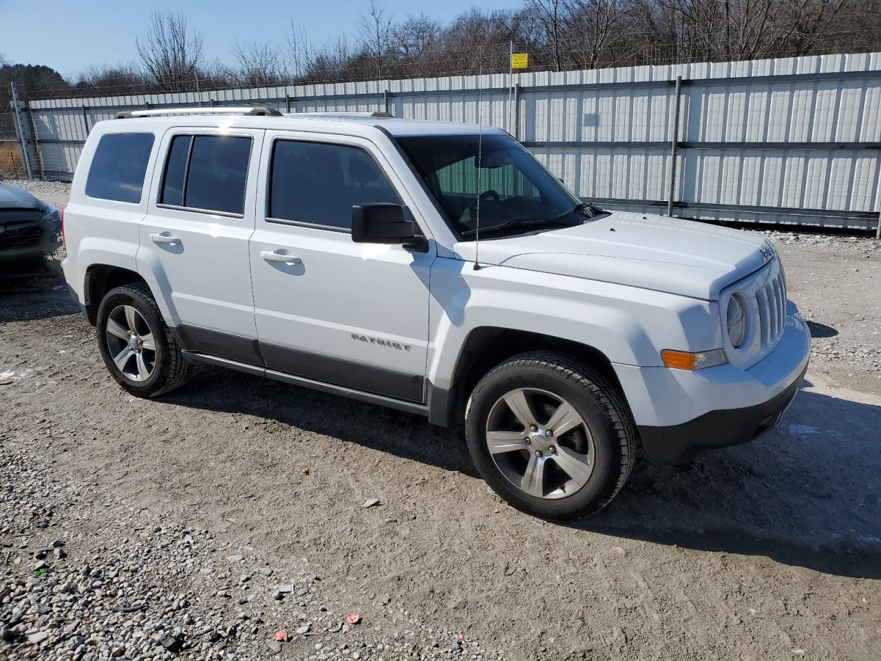2017 Jeep Liberty (Patriot) VIN 1C4NJRFB7HD162504 Copart auction photo, side / front end damage thumbnail 4