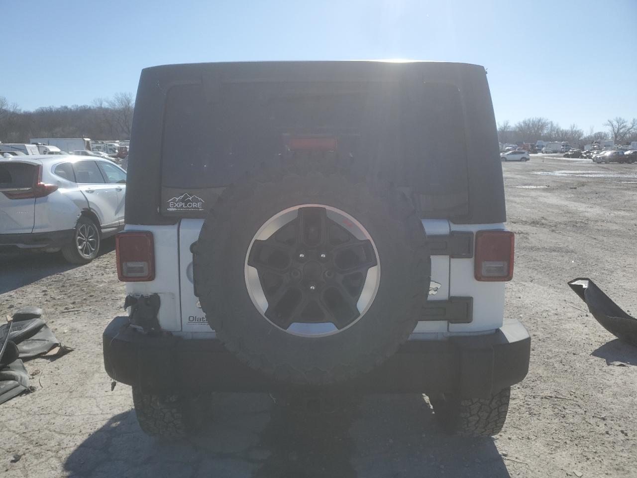 2013 Jeep Wrangler VIN 1C4BJWDG6DL558732 Copart auction photo, all over / undercarriage damage thumbnail 6