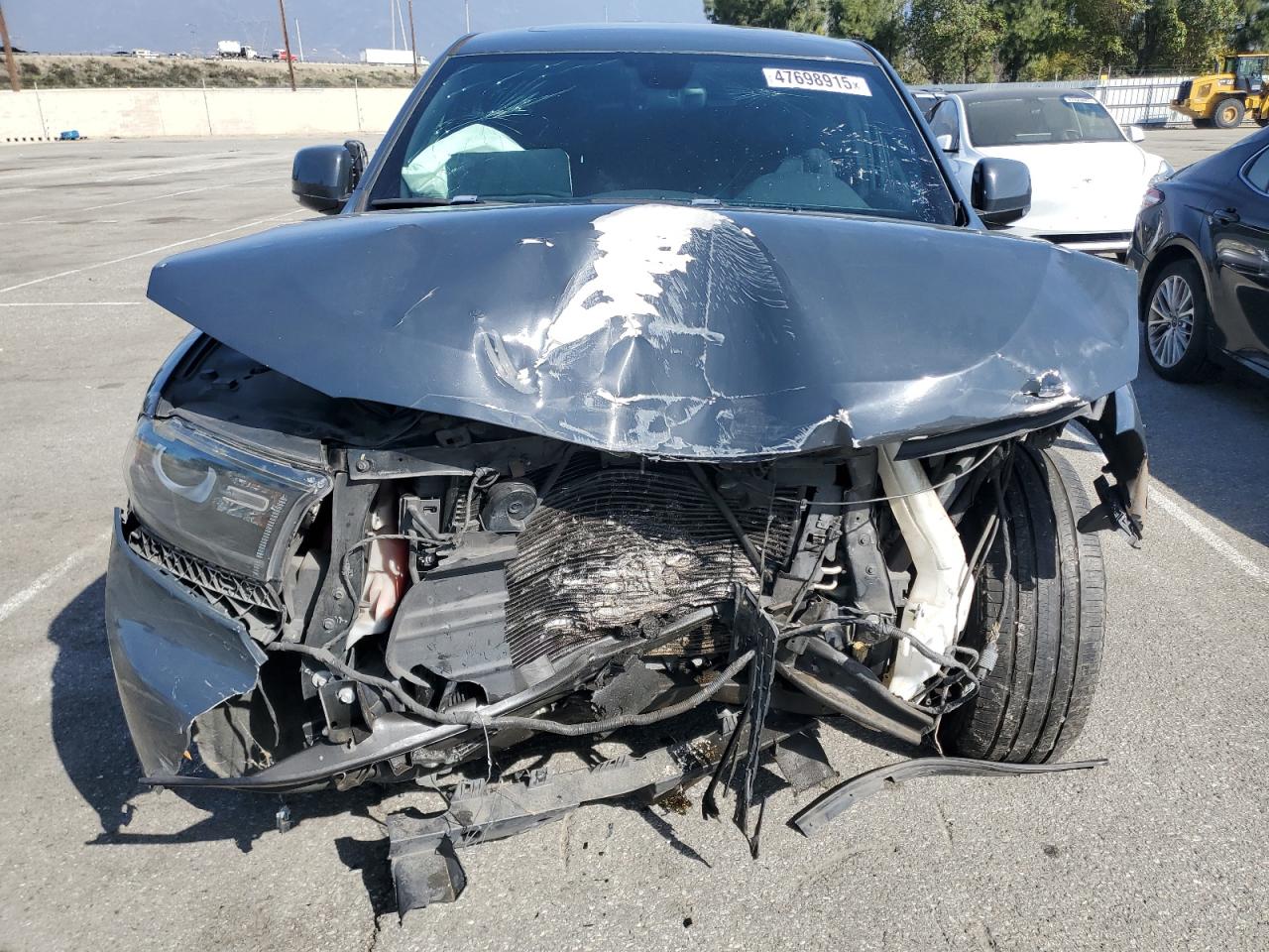 2017 Dodge Durango VIN 1C4SDHCT6HC883565 Copart auction photo, front end / mechanical damage thumbnail 5