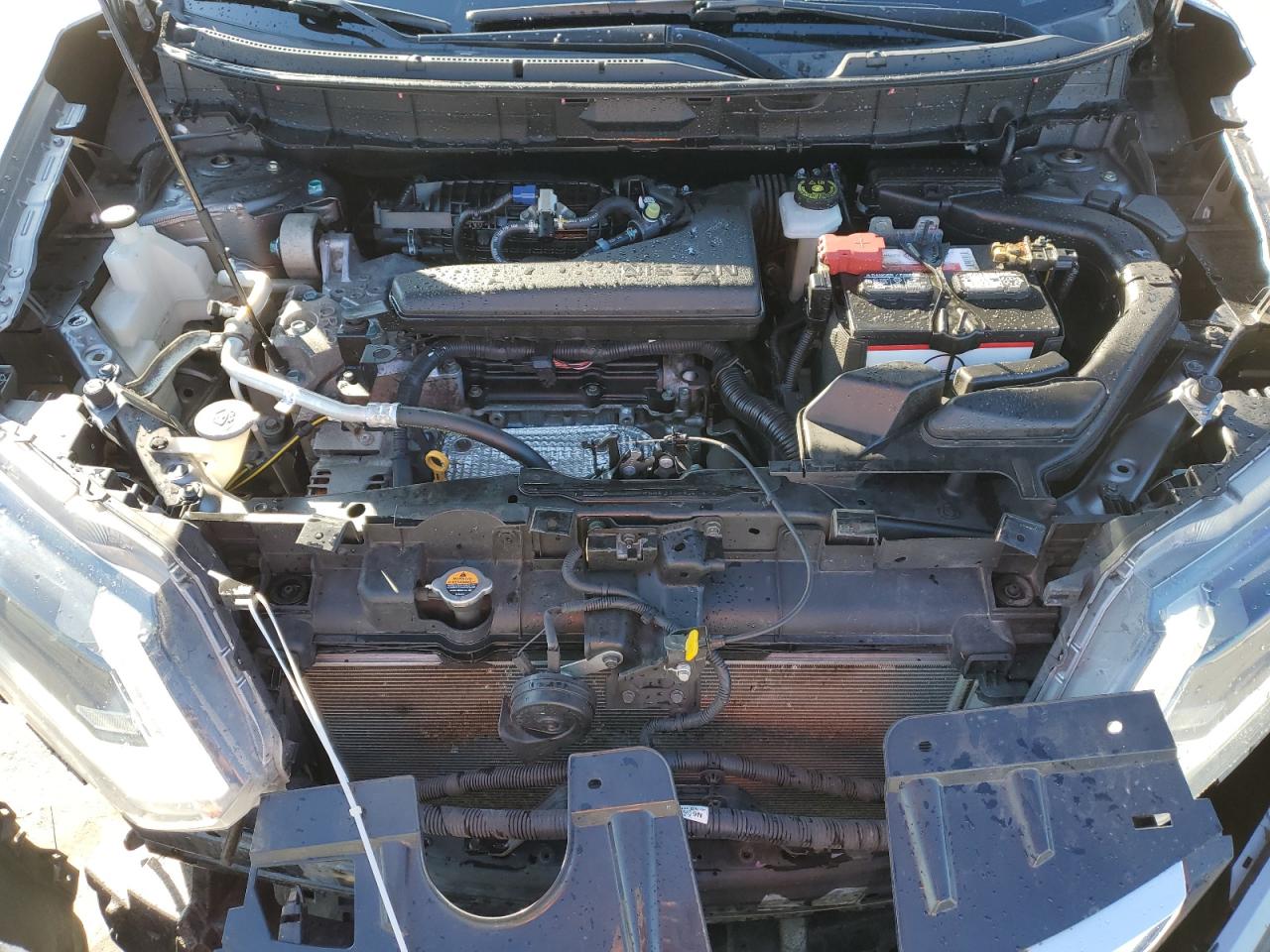 2017 Nissan Rogue VIN KNMAT2MV6HP542574 Copart auction photo, front end / side damage thumbnail 12