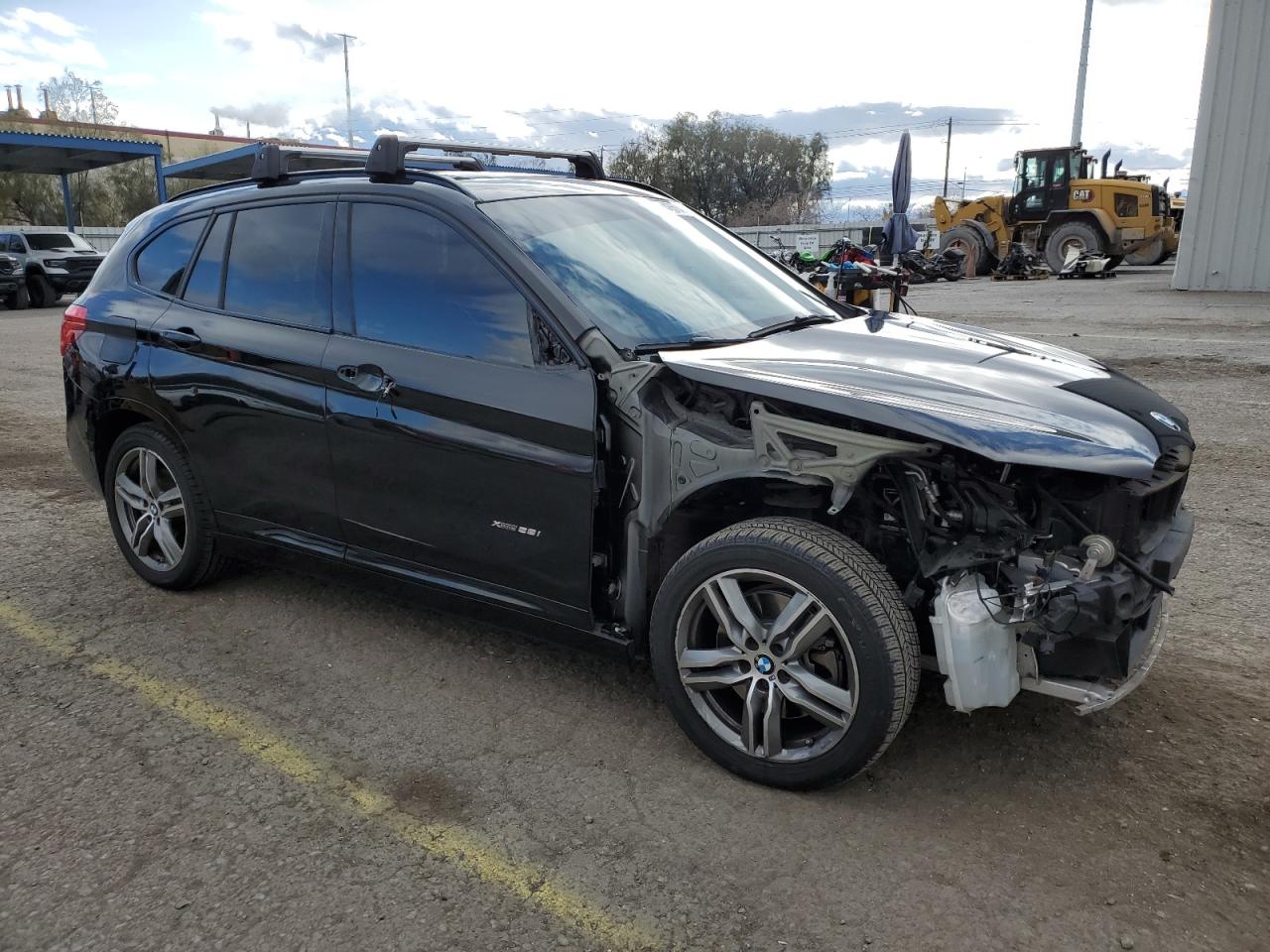 2016 BMW X1 VIN WBXHT3C36G5E53172 Copart auction photo, front end damage thumbnail 4