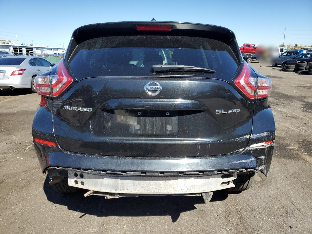 2015 Nissan Murano VIN 5N1AZ2MH1FN266575 Copart auction photo, all over damage thumbnail 6