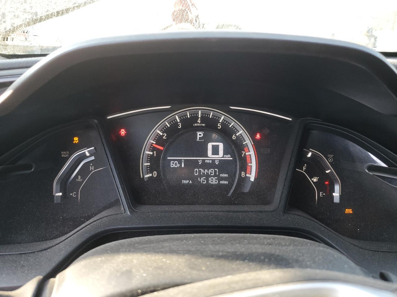 2017 Honda Civic VIN 19XFC2F55HE053747 Copart auction photo, front end damage thumbnail 9