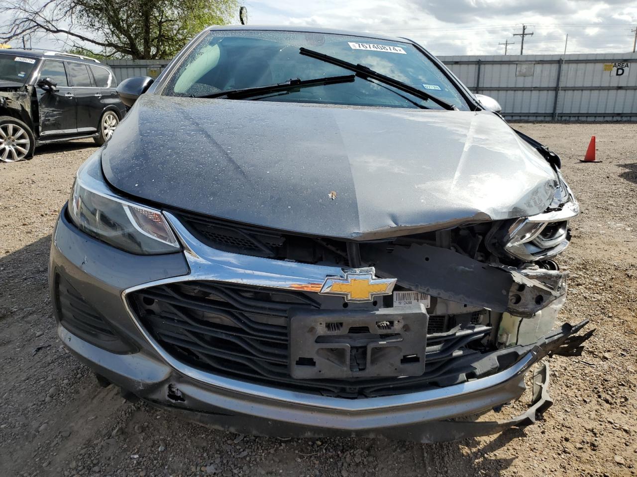 2019 Chevrolet Cruze VIN 1G1BE5SM8K7123605 Copart auction photo, front end / rear end damage thumbnail 5