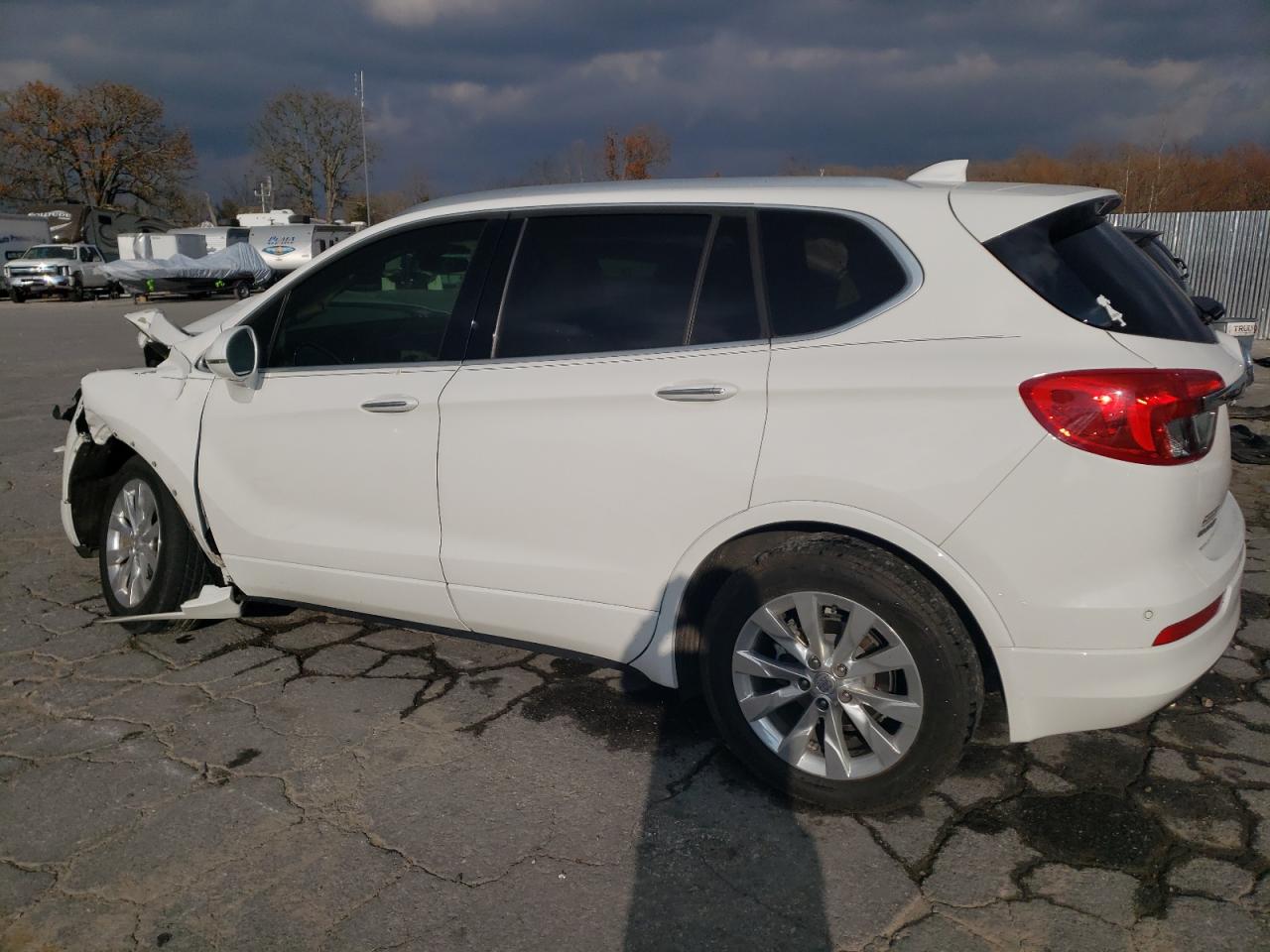 2017 Buick Envision VIN LRBFXBSA7HD102504 Copart auction photo, front end / hail damage thumbnail 2