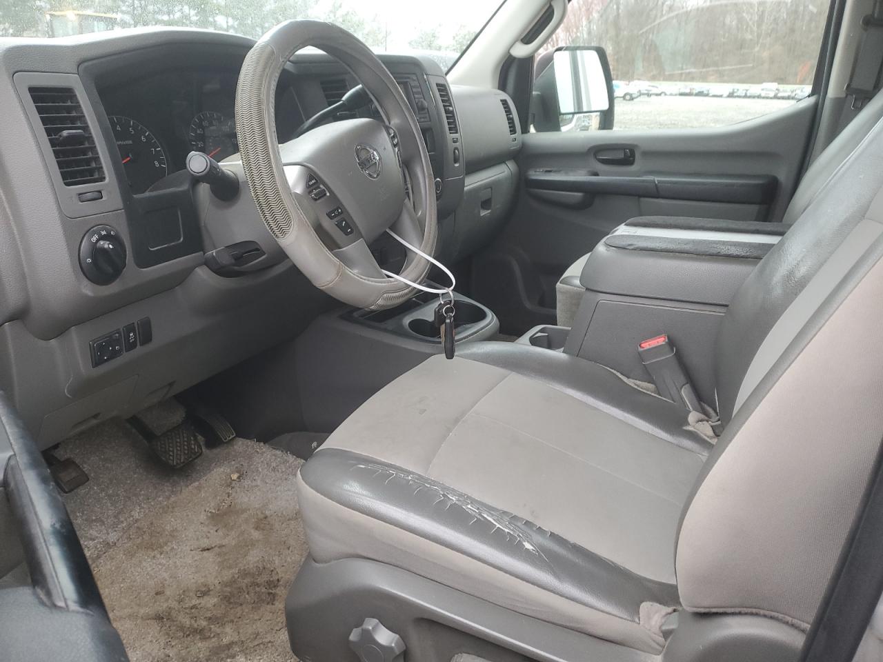 2014 Nissan NV VIN 5BZBF0AA7EN160773 Copart auction photo, front end damage thumbnail 7