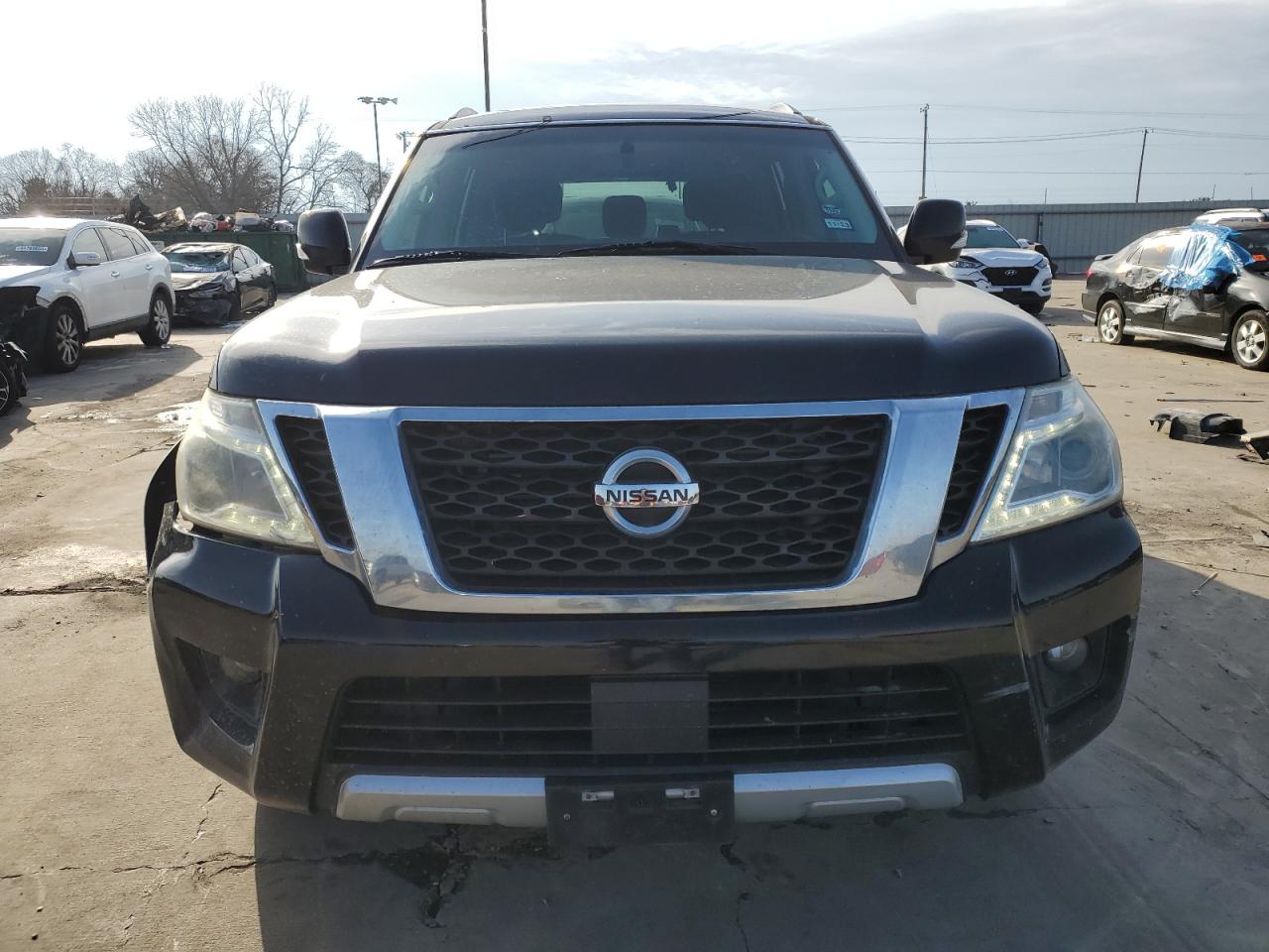 2017 Nissan Armada VIN JN8AY2ND4H9008439 Copart auction photo, rear end damage thumbnail 5