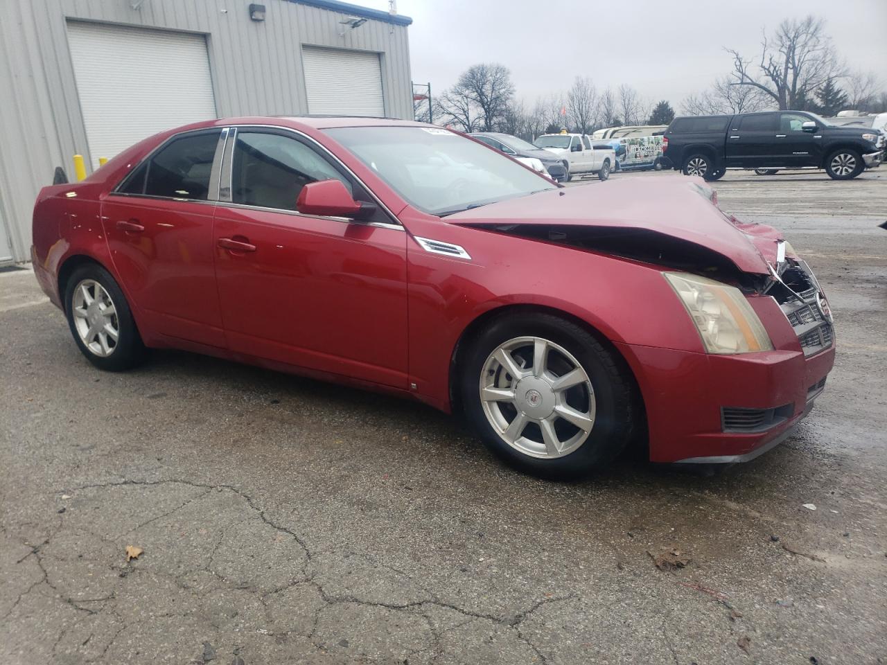 2008 Cadillac CTS VIN 1G6DV57V480211962 Copart auction photo, front end damage thumbnail 4