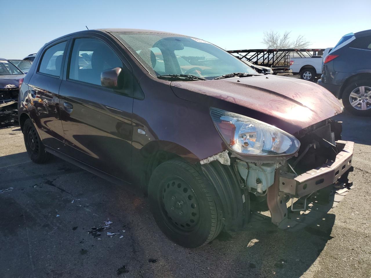 2020 Mitsubishi Mirage VIN ML32A3HJ0LH003543 Copart auction photo, front end damage thumbnail 4
