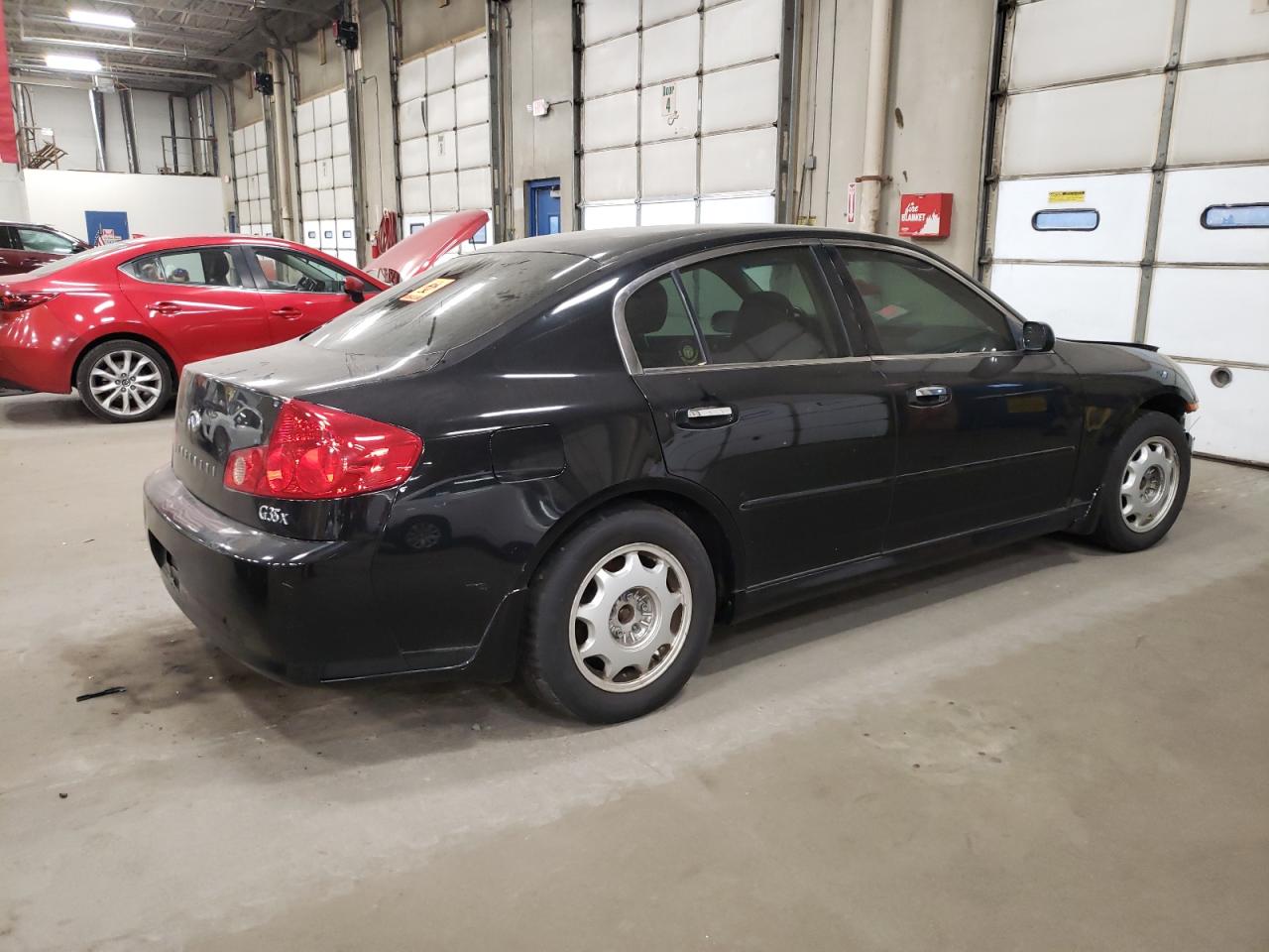 2006 Infiniti G VIN JNKCV51F16M616711 Copart auction photo, front end damage thumbnail 3