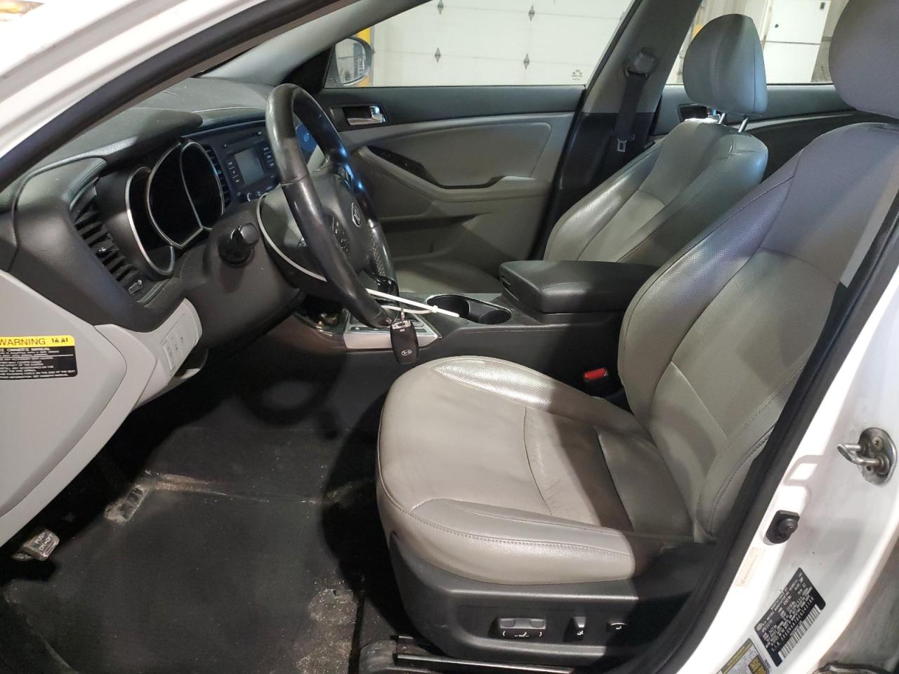 2014 KIA Optima VIN 5XXGN4A78EG342188 Copart auction photo, front end / side damage thumbnail 7