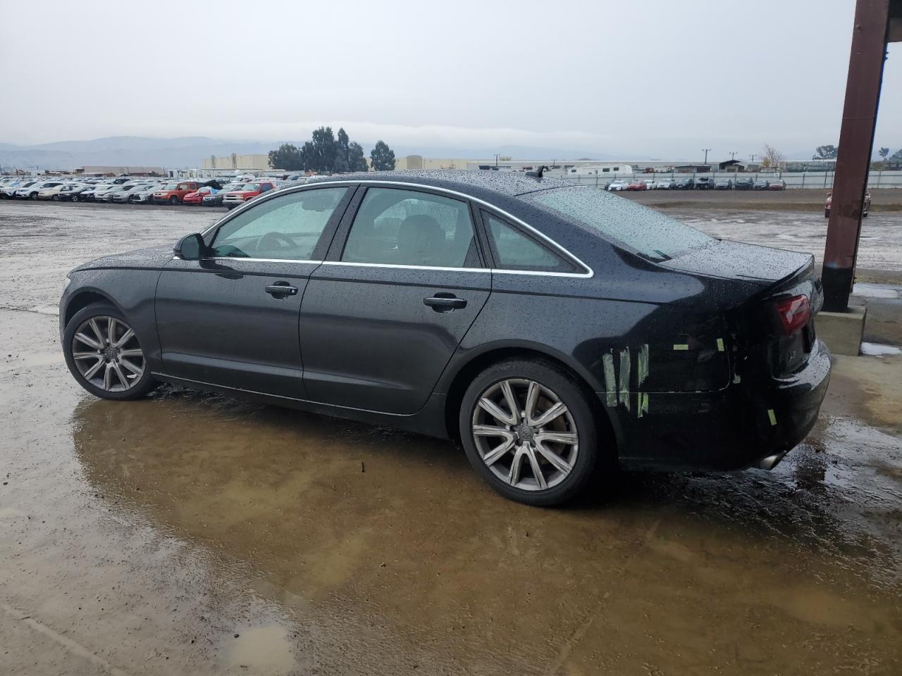 2014 Audi A6 VIN WAUFMAFC9EN034046 Copart auction photo, rear end damage thumbnail 2