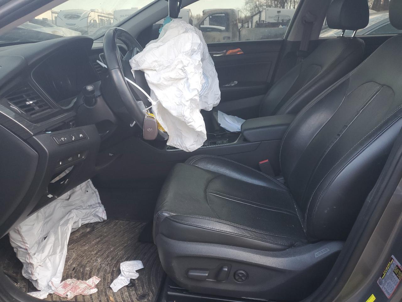 2019 Hyundai Sonata VIN 5NPE34AF4KH816772 Copart auction photo, front end damage thumbnail 7