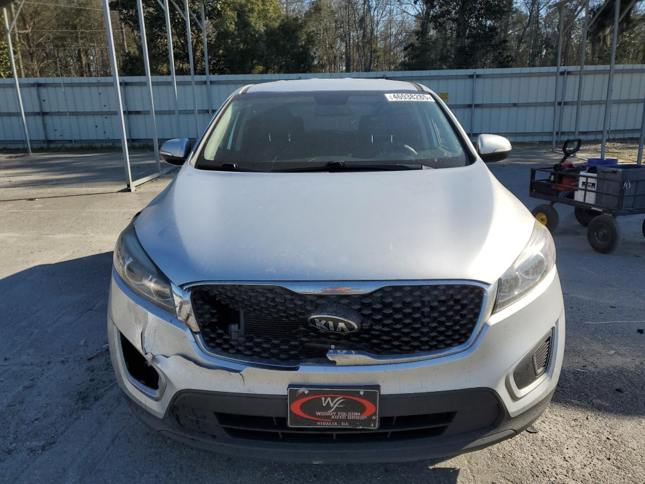 2018 KIA Sorento VIN 5XYPG4A33JG423726 Copart auction photo, front end damage thumbnail 5