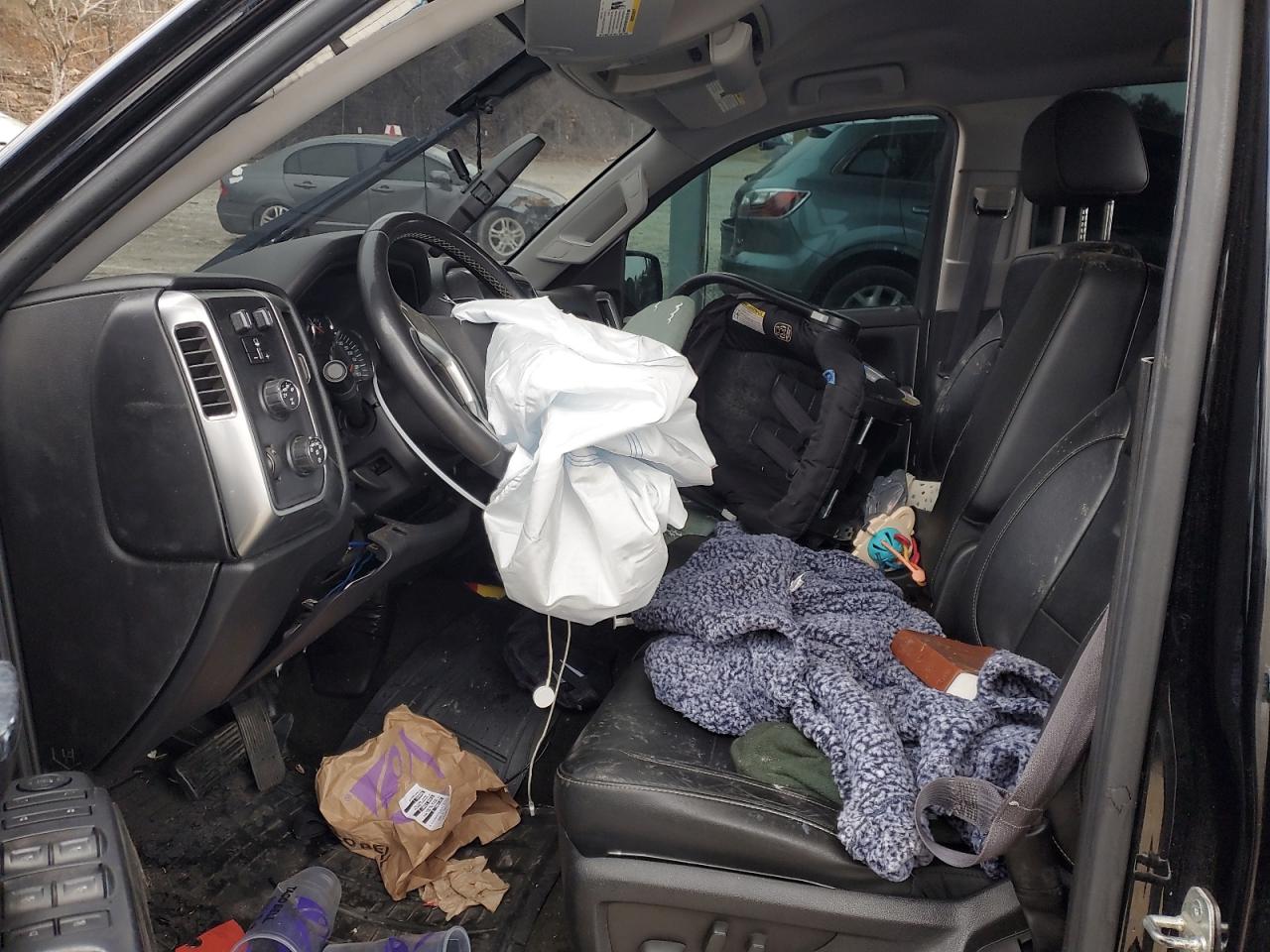 2014 Chevrolet Silverado VIN 3GCUKREC5EG343201 Copart auction photo, all over damage thumbnail 7