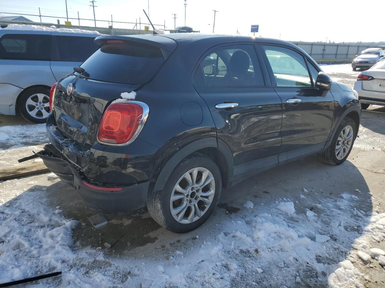 2016 Fiat 500 VIN ZFBCFXBT5GP425438 Copart auction photo, rear end damage thumbnail 3