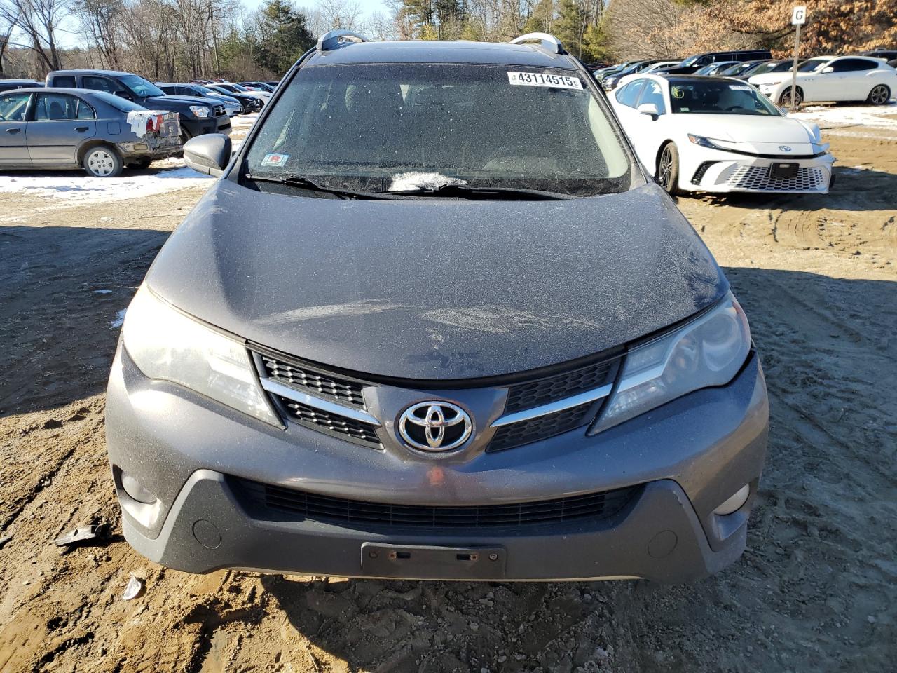 2014 Toyota RAV 4 VIN 2T3RFREV5EW197393 Copart auction photo, side / front end damage thumbnail 5
