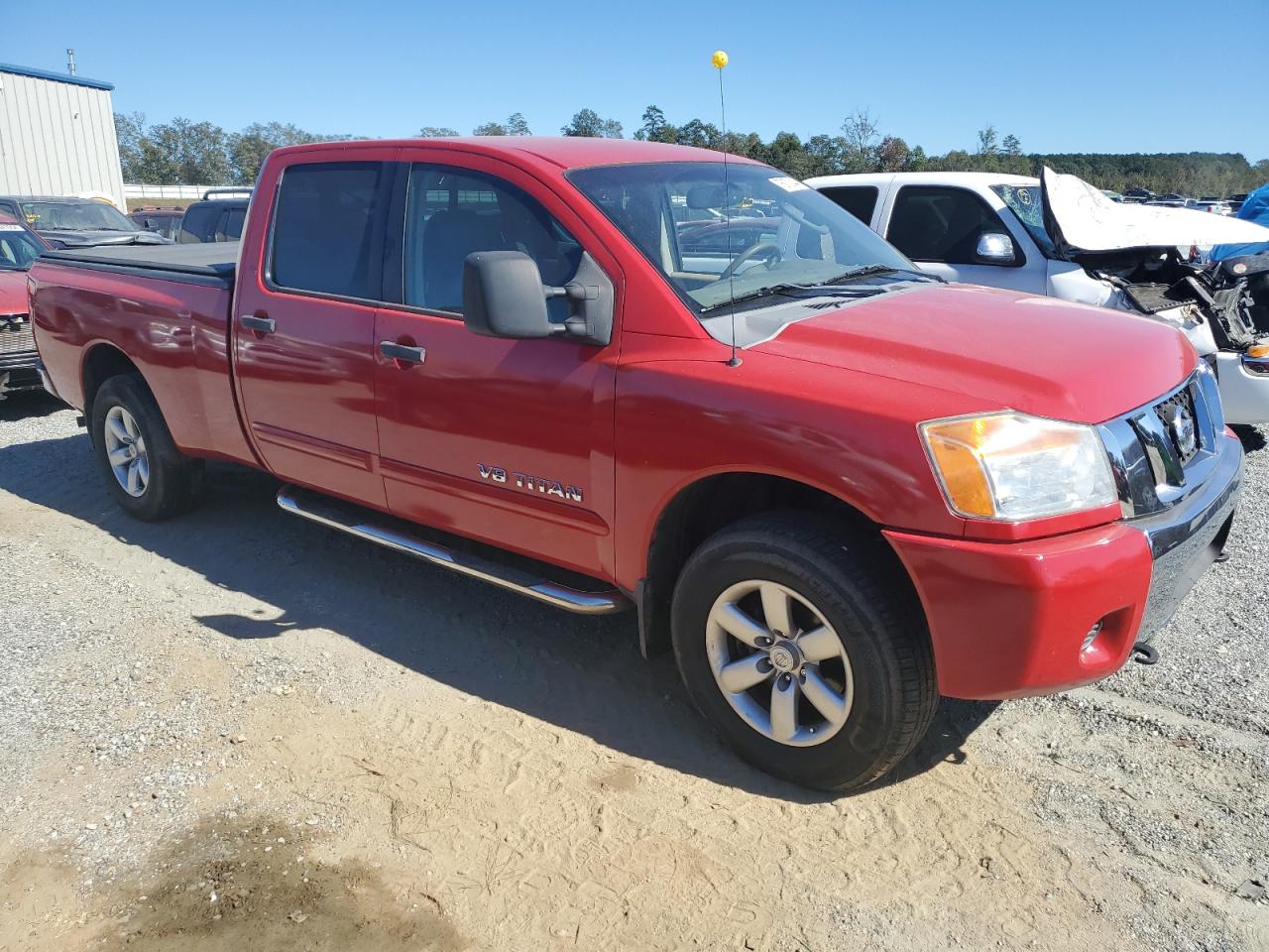 2008 Nissan Titan VIN 1N6AA07F58N311673 Copart auction photo, side damage thumbnail 4