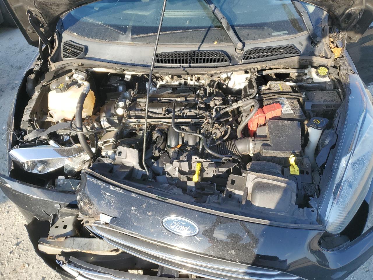 2018 Ford Fiesta VIN 3FADP4BJ4JM103484 Copart auction photo, front end damage thumbnail 11