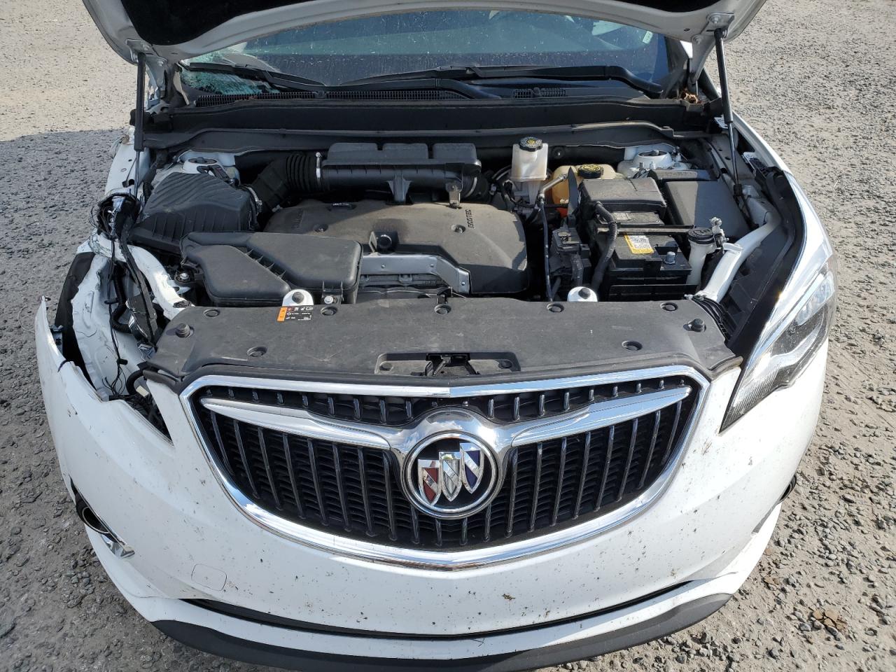 2020 Buick Envision VIN LRBFXCSA4LD167065 Copart auction photo, front end / side damage thumbnail 12