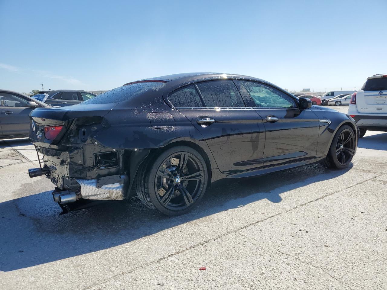 2014 BMW M6 VIN WBS6C9C51EDV73883 Copart auction photo, rear end / minor dent/scratches damage thumbnail 3